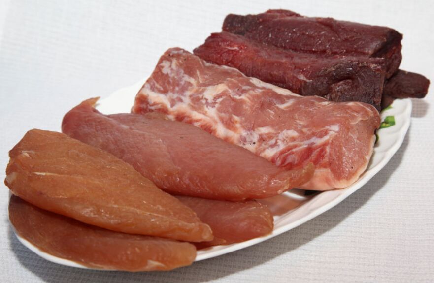 منتجات اللحوم من فصيلة الدم الأولى
